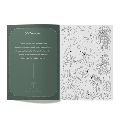 Malbuch für Kinder "INTO MY FANTASY"